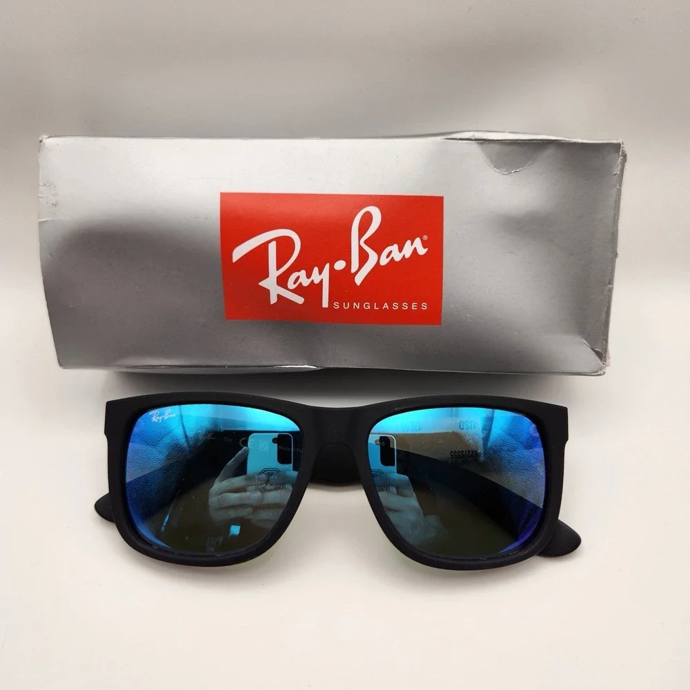 Ray-Ban Jack Polarized Sunglasses With Polished Black Frames
